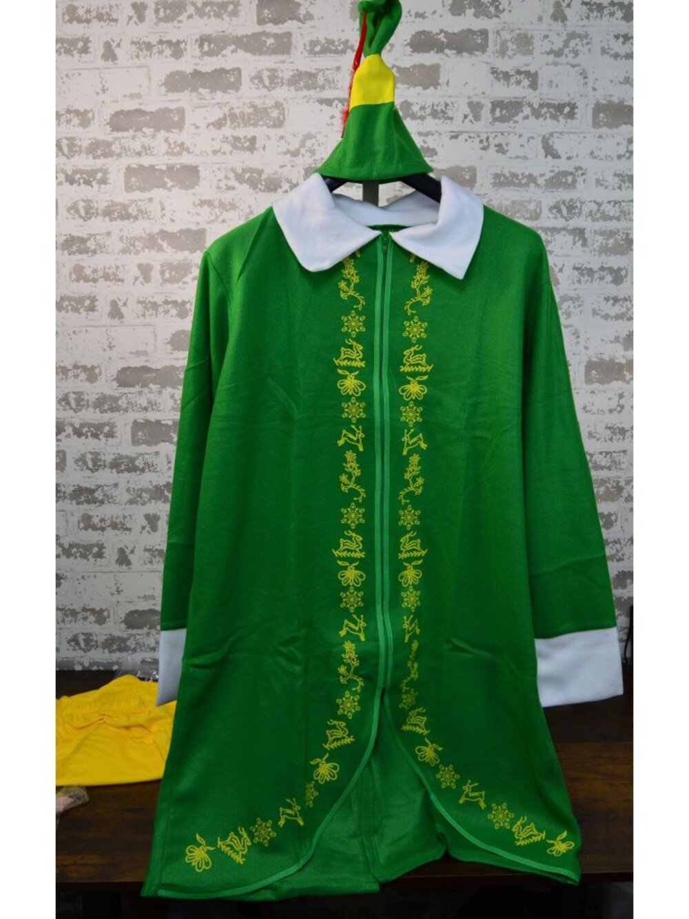 New Christmas Elf Costume 7 piece set 2XL